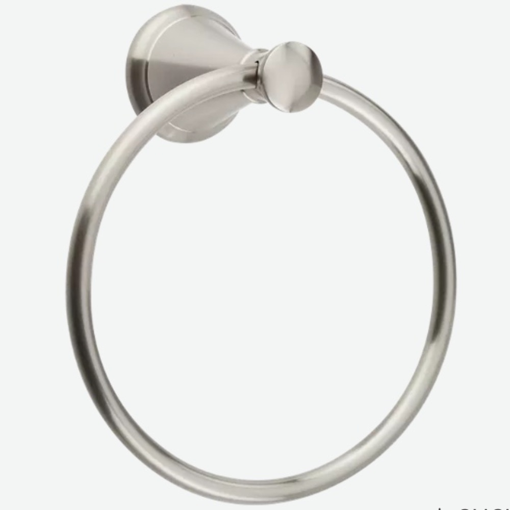 Pfister Pasadena Brushed Nickel Finish Towel Ring BRB-P2KK NWT